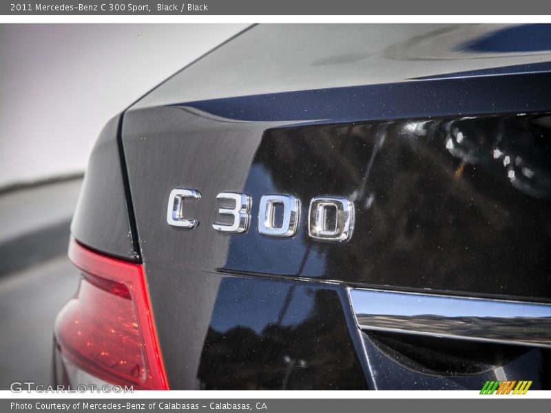 Black / Black 2011 Mercedes-Benz C 300 Sport