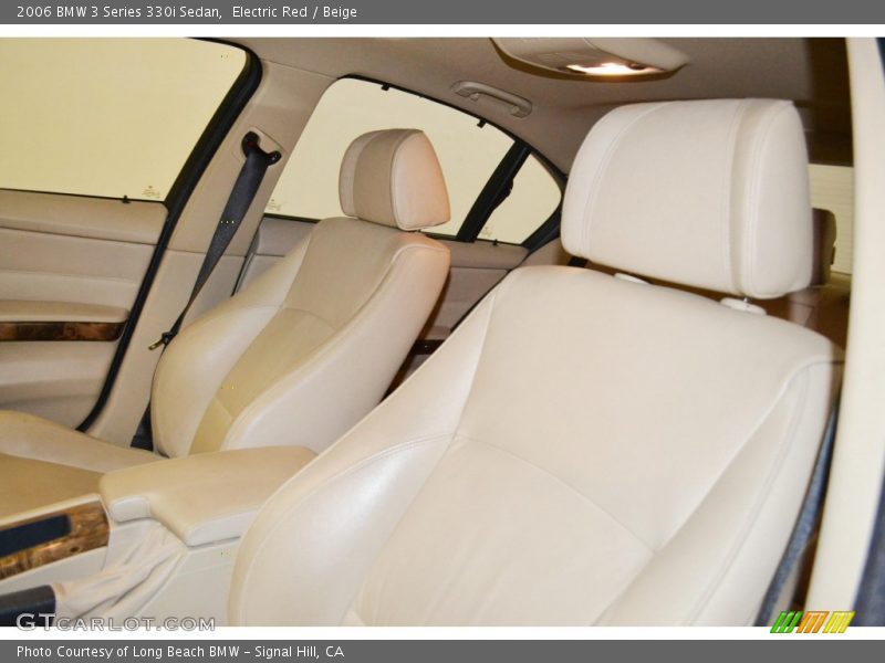 Electric Red / Beige 2006 BMW 3 Series 330i Sedan