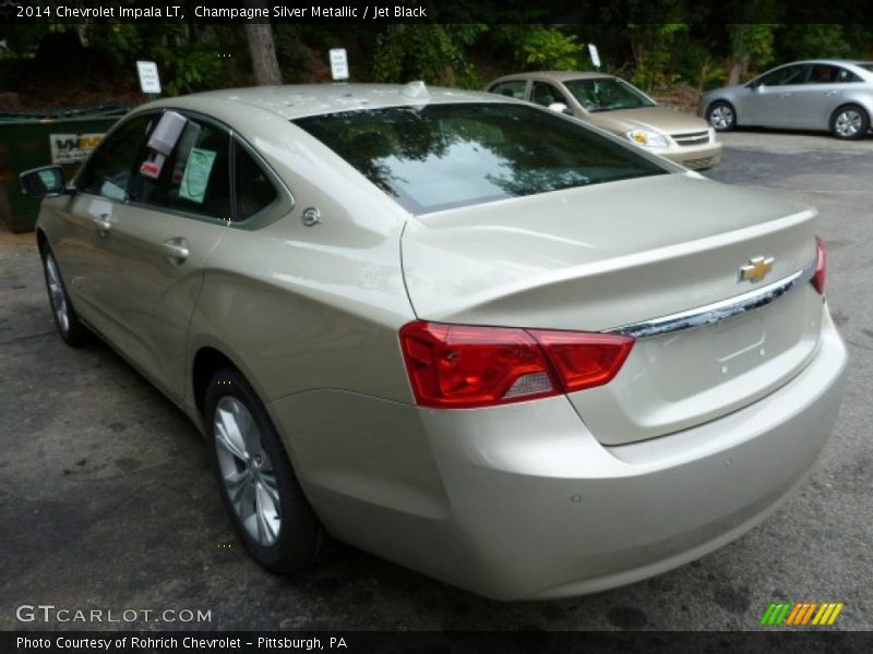 Champagne Silver Metallic / Jet Black 2014 Chevrolet Impala LT