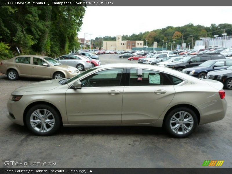 Champagne Silver Metallic / Jet Black 2014 Chevrolet Impala LT