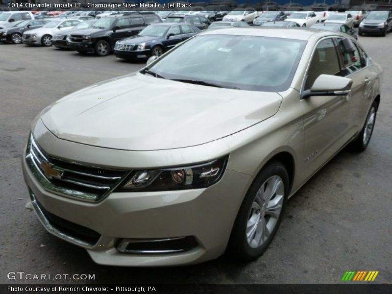 Champagne Silver Metallic / Jet Black 2014 Chevrolet Impala LT