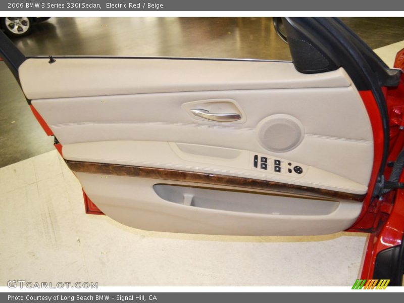 Electric Red / Beige 2006 BMW 3 Series 330i Sedan