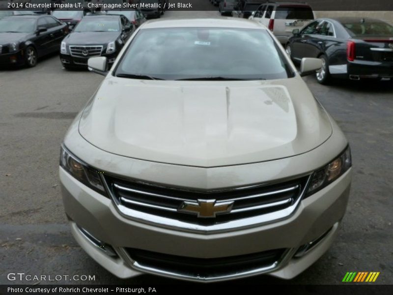 Champagne Silver Metallic / Jet Black 2014 Chevrolet Impala LT