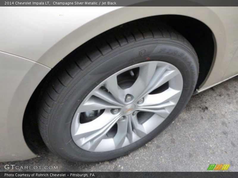 Champagne Silver Metallic / Jet Black 2014 Chevrolet Impala LT