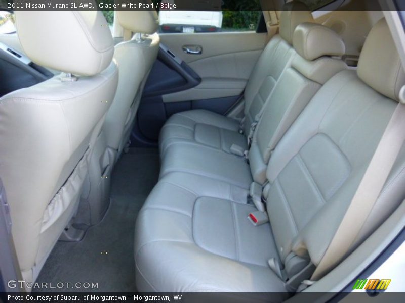 Glacier White Pearl / Beige 2011 Nissan Murano SL AWD