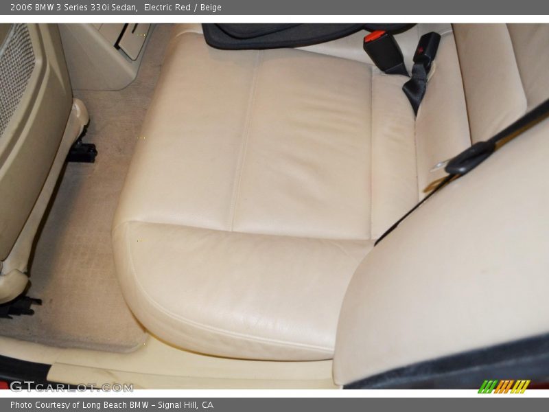 Electric Red / Beige 2006 BMW 3 Series 330i Sedan