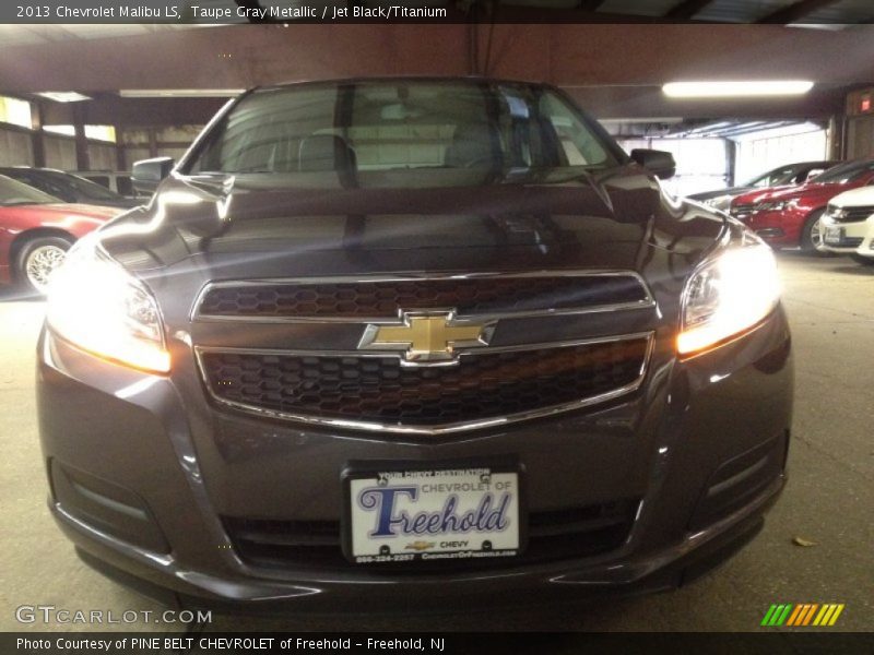 Taupe Gray Metallic / Jet Black/Titanium 2013 Chevrolet Malibu LS