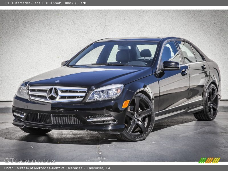 Black / Black 2011 Mercedes-Benz C 300 Sport