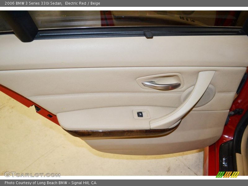 Electric Red / Beige 2006 BMW 3 Series 330i Sedan