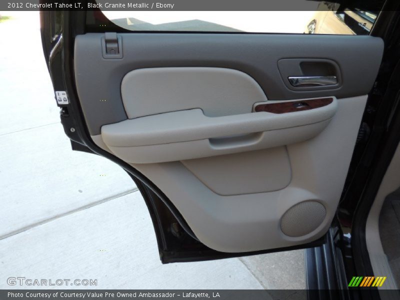 Black Granite Metallic / Ebony 2012 Chevrolet Tahoe LT