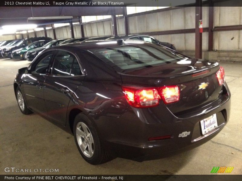 Taupe Gray Metallic / Jet Black/Titanium 2013 Chevrolet Malibu LS