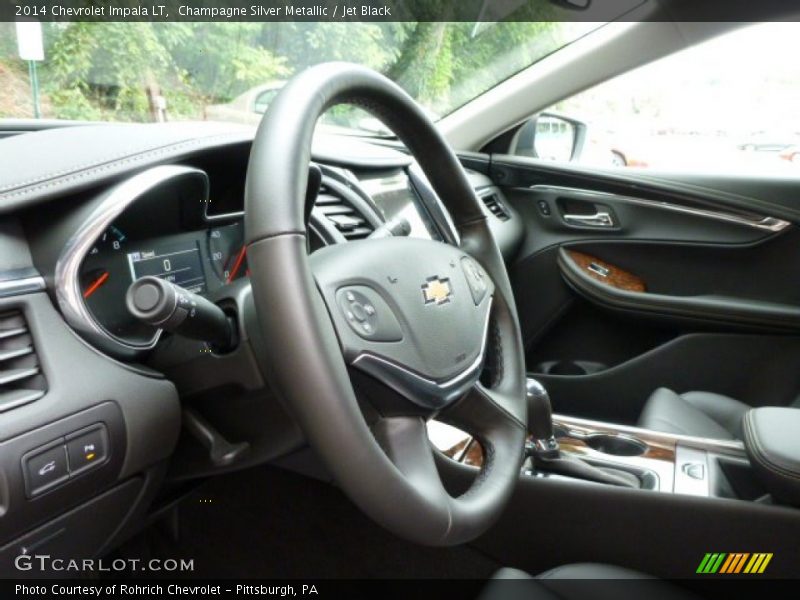 Champagne Silver Metallic / Jet Black 2014 Chevrolet Impala LT