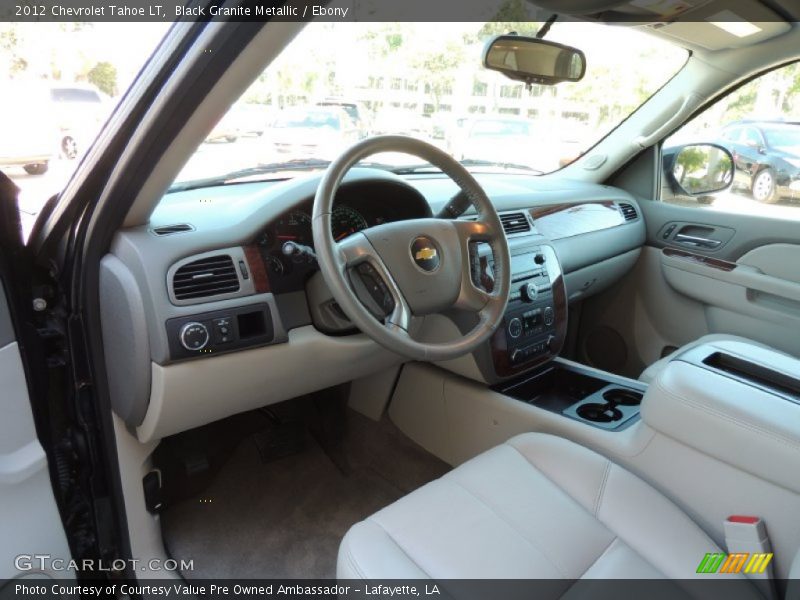 Black Granite Metallic / Ebony 2012 Chevrolet Tahoe LT