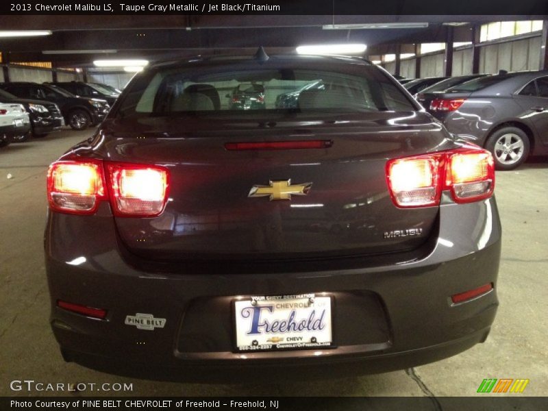 Taupe Gray Metallic / Jet Black/Titanium 2013 Chevrolet Malibu LS