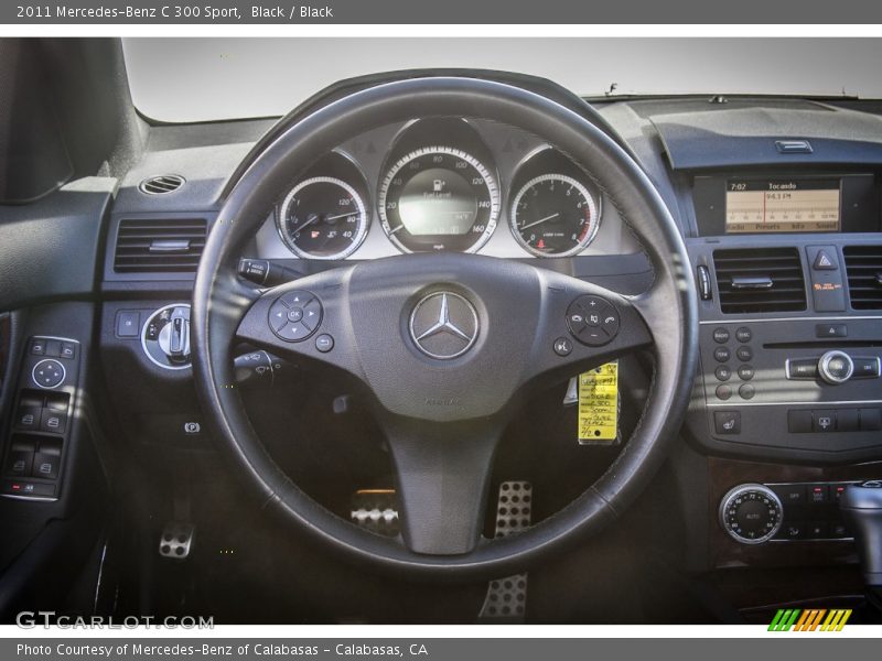 Black / Black 2011 Mercedes-Benz C 300 Sport