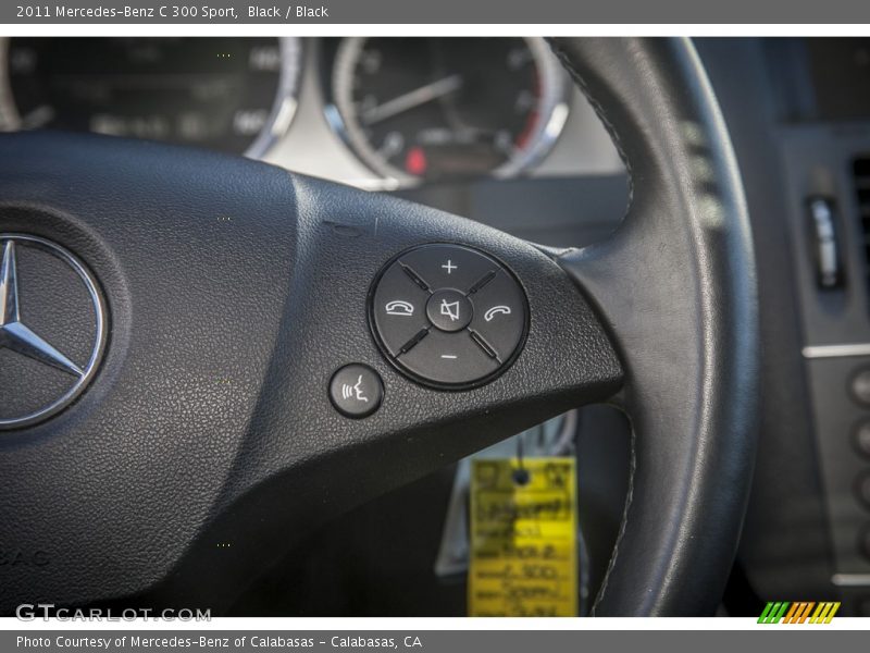 Black / Black 2011 Mercedes-Benz C 300 Sport