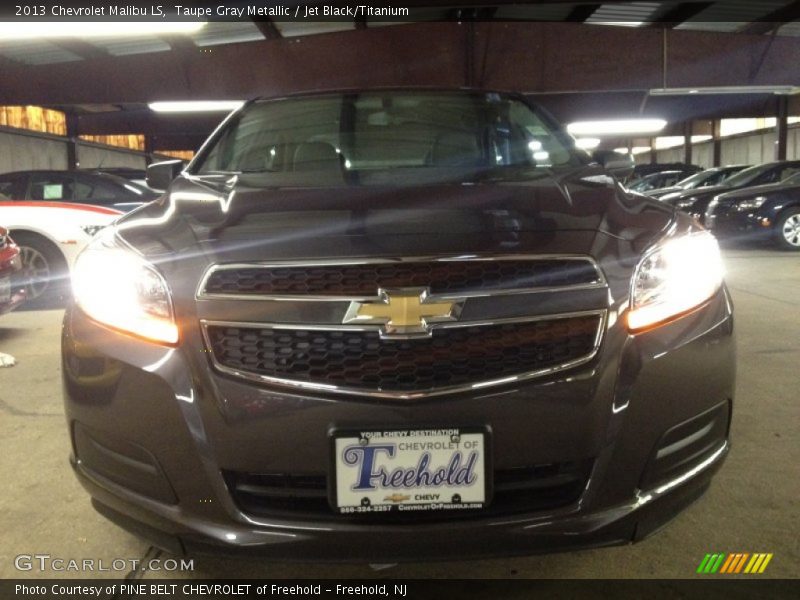 Taupe Gray Metallic / Jet Black/Titanium 2013 Chevrolet Malibu LS