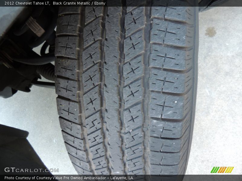 Black Granite Metallic / Ebony 2012 Chevrolet Tahoe LT