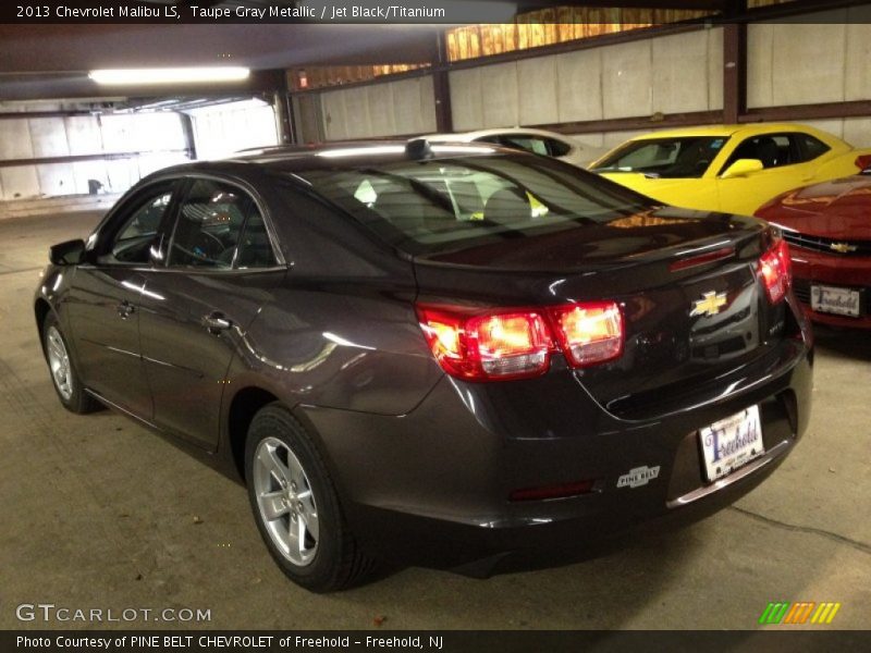 Taupe Gray Metallic / Jet Black/Titanium 2013 Chevrolet Malibu LS