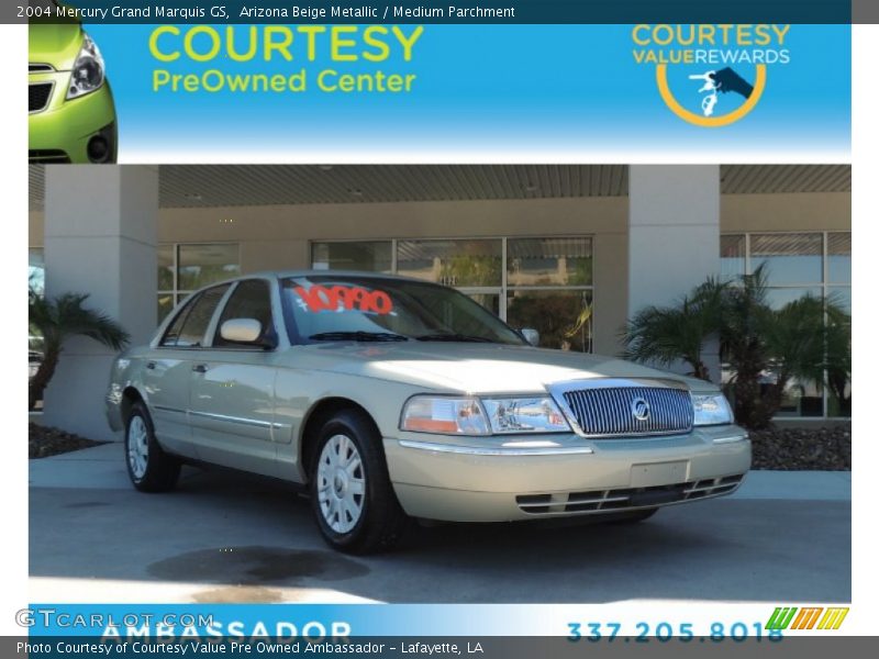 Arizona Beige Metallic / Medium Parchment 2004 Mercury Grand Marquis GS
