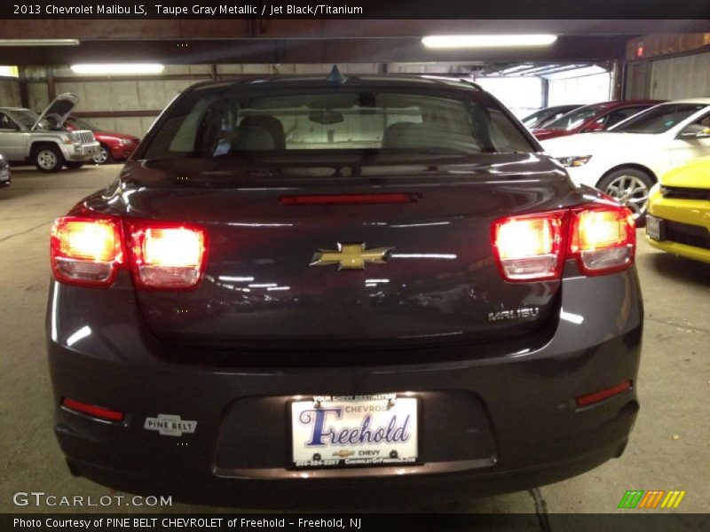 Taupe Gray Metallic / Jet Black/Titanium 2013 Chevrolet Malibu LS