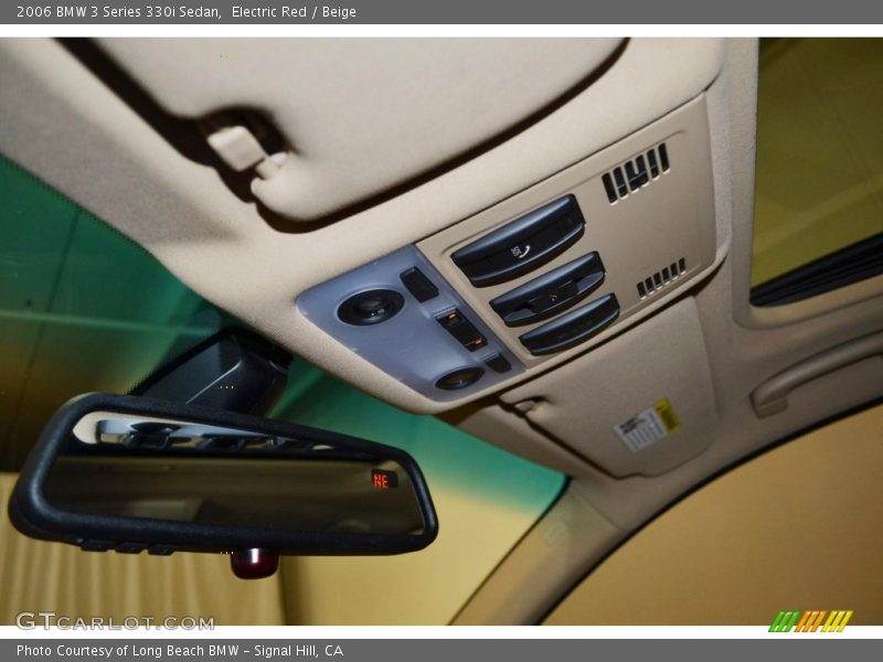 Electric Red / Beige 2006 BMW 3 Series 330i Sedan