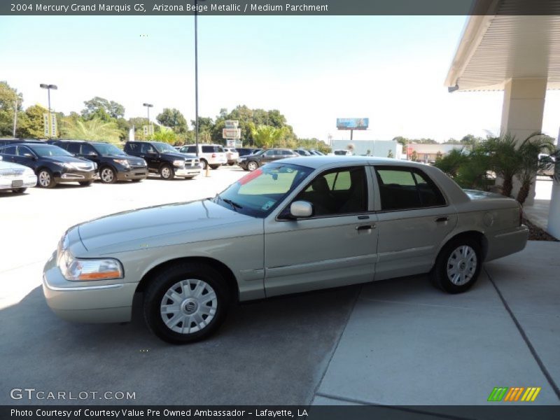 Arizona Beige Metallic / Medium Parchment 2004 Mercury Grand Marquis GS