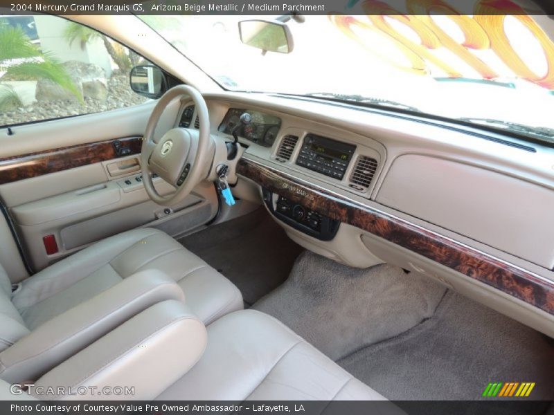 Arizona Beige Metallic / Medium Parchment 2004 Mercury Grand Marquis GS