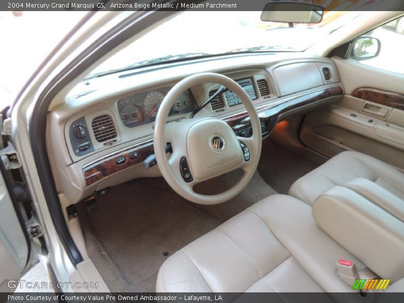 Arizona Beige Metallic / Medium Parchment 2004 Mercury Grand Marquis GS