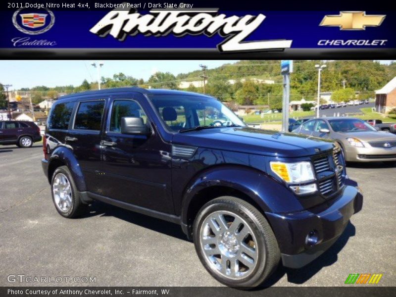 Blackberry Pearl / Dark Slate Gray 2011 Dodge Nitro Heat 4x4