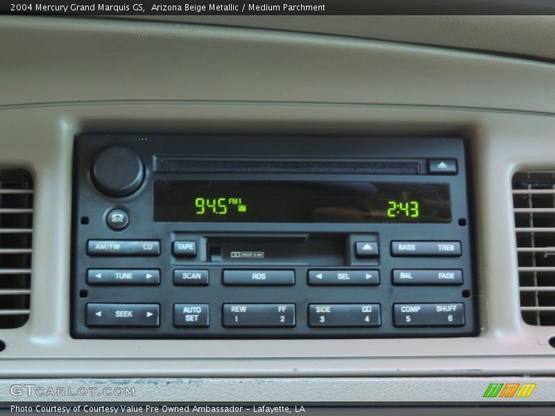 Arizona Beige Metallic / Medium Parchment 2004 Mercury Grand Marquis GS