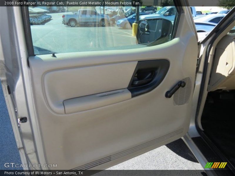 Pueblo Gold Metallic / Medium Pebble Tan 2008 Ford Ranger XL Regular Cab