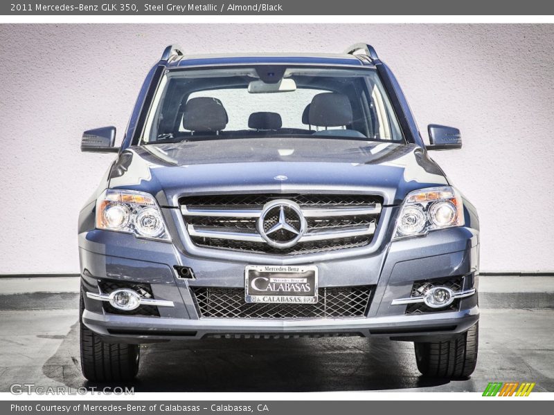 Steel Grey Metallic / Almond/Black 2011 Mercedes-Benz GLK 350