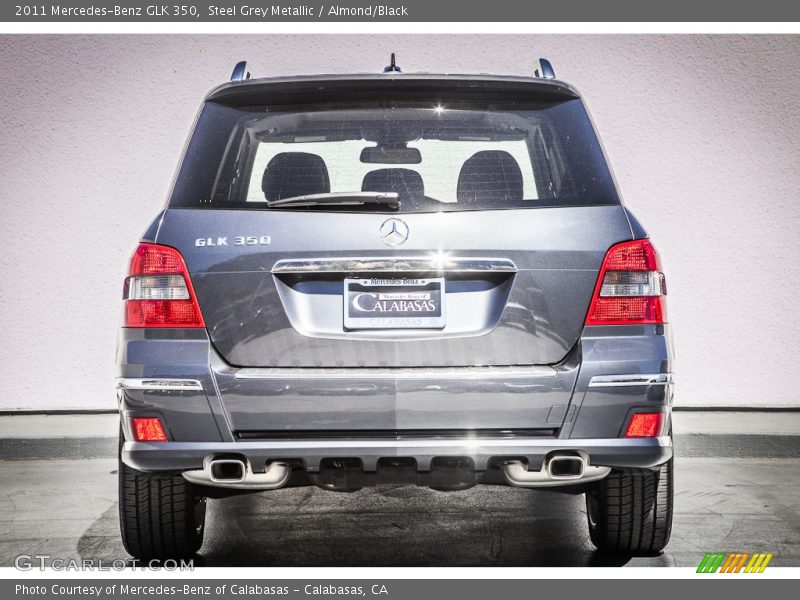 Steel Grey Metallic / Almond/Black 2011 Mercedes-Benz GLK 350