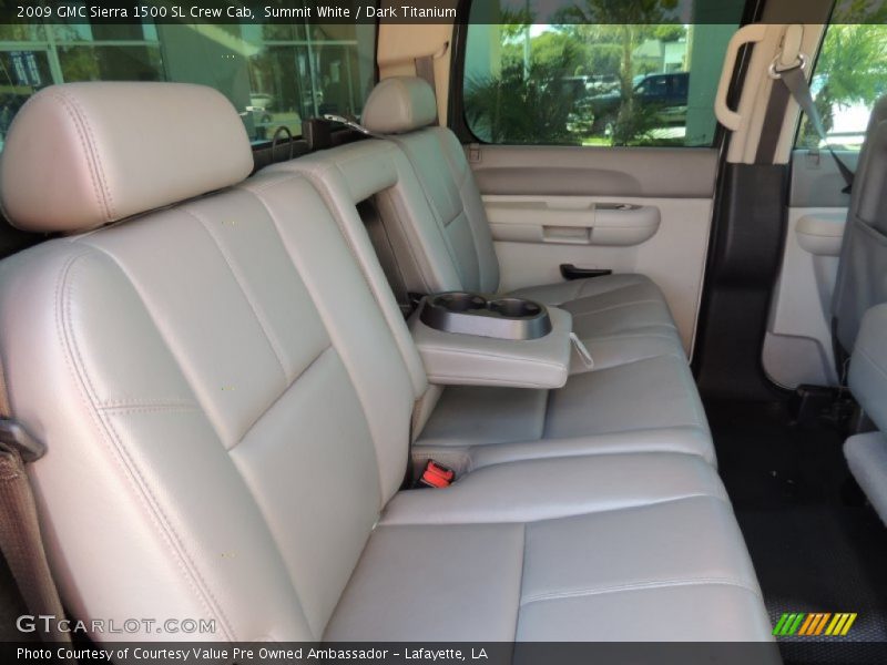 Summit White / Dark Titanium 2009 GMC Sierra 1500 SL Crew Cab