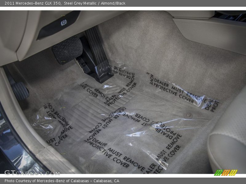 Steel Grey Metallic / Almond/Black 2011 Mercedes-Benz GLK 350