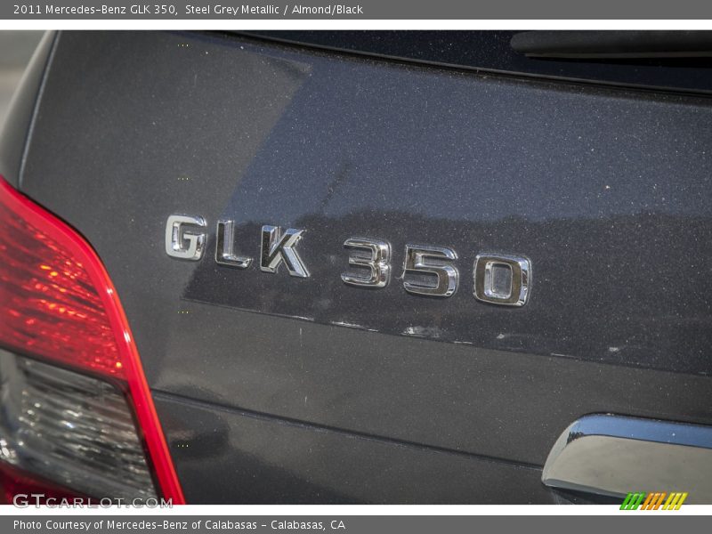Steel Grey Metallic / Almond/Black 2011 Mercedes-Benz GLK 350