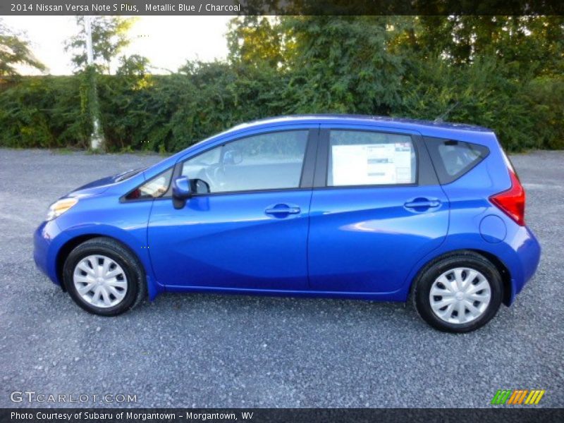 Metallic Blue / Charcoal 2014 Nissan Versa Note S Plus