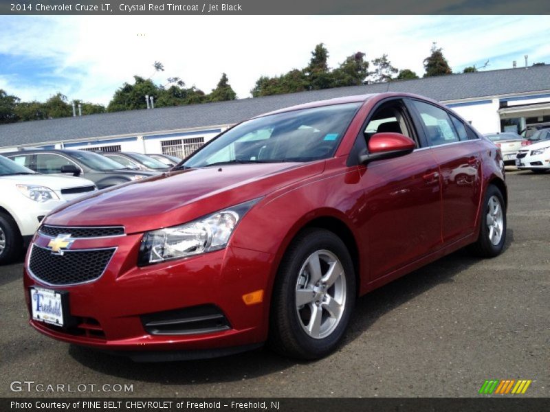 Crystal Red Tintcoat / Jet Black 2014 Chevrolet Cruze LT