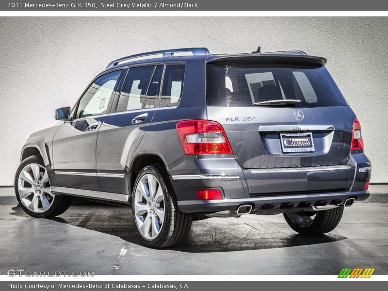 Steel Grey Metallic / Almond/Black 2011 Mercedes-Benz GLK 350