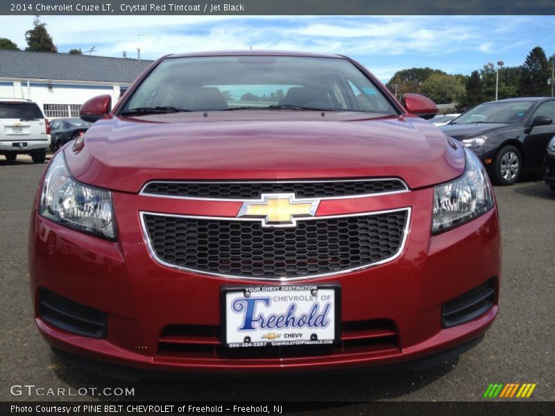 Crystal Red Tintcoat / Jet Black 2014 Chevrolet Cruze LT