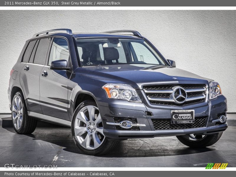 Steel Grey Metallic / Almond/Black 2011 Mercedes-Benz GLK 350