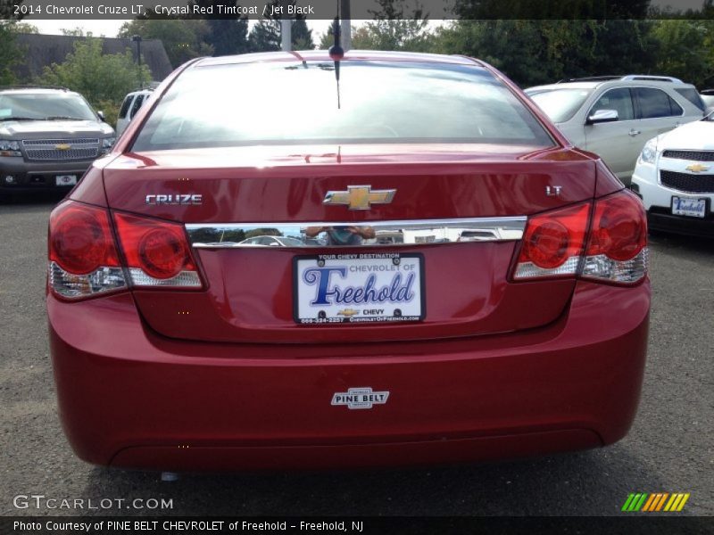 Crystal Red Tintcoat / Jet Black 2014 Chevrolet Cruze LT