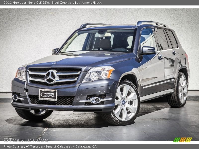 Steel Grey Metallic / Almond/Black 2011 Mercedes-Benz GLK 350