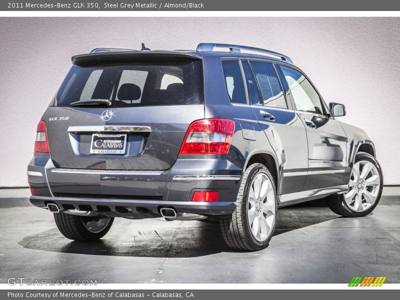 Steel Grey Metallic / Almond/Black 2011 Mercedes-Benz GLK 350