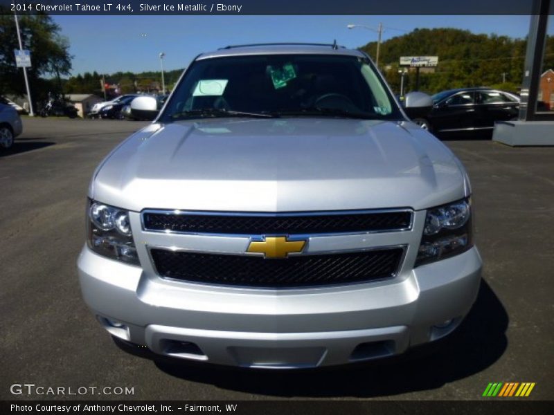 Silver Ice Metallic / Ebony 2014 Chevrolet Tahoe LT 4x4