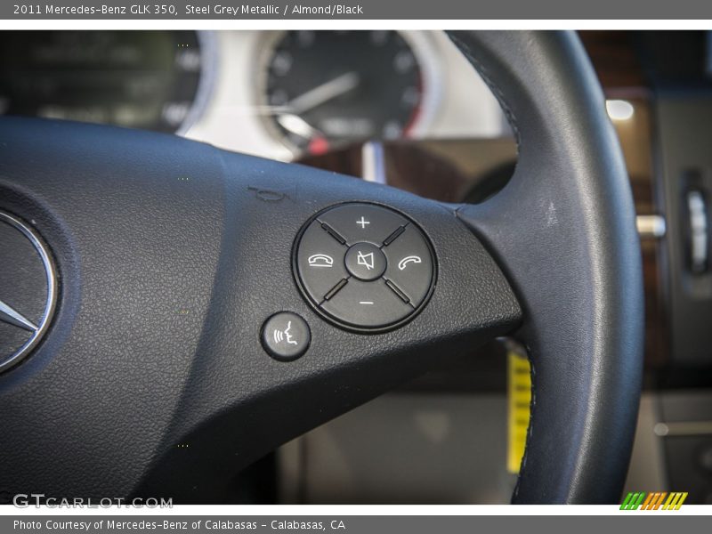 Steel Grey Metallic / Almond/Black 2011 Mercedes-Benz GLK 350