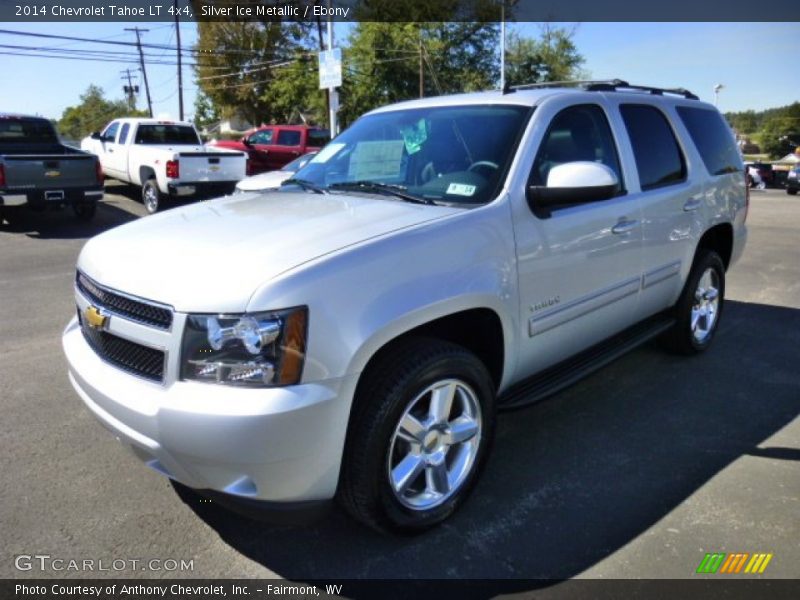 Silver Ice Metallic / Ebony 2014 Chevrolet Tahoe LT 4x4