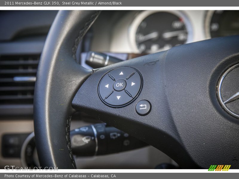 Steel Grey Metallic / Almond/Black 2011 Mercedes-Benz GLK 350