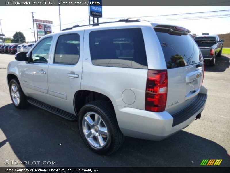 Silver Ice Metallic / Ebony 2014 Chevrolet Tahoe LT 4x4